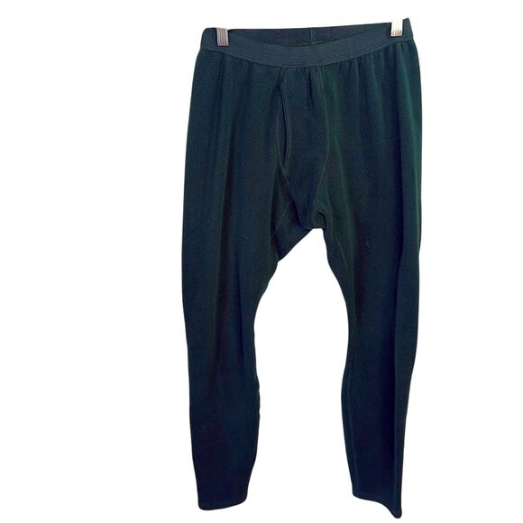 PATAGONIA Capilene Vintage Green Fleece Mens Base Layer Pants M-243 Sz S - Picture 1 of 7
